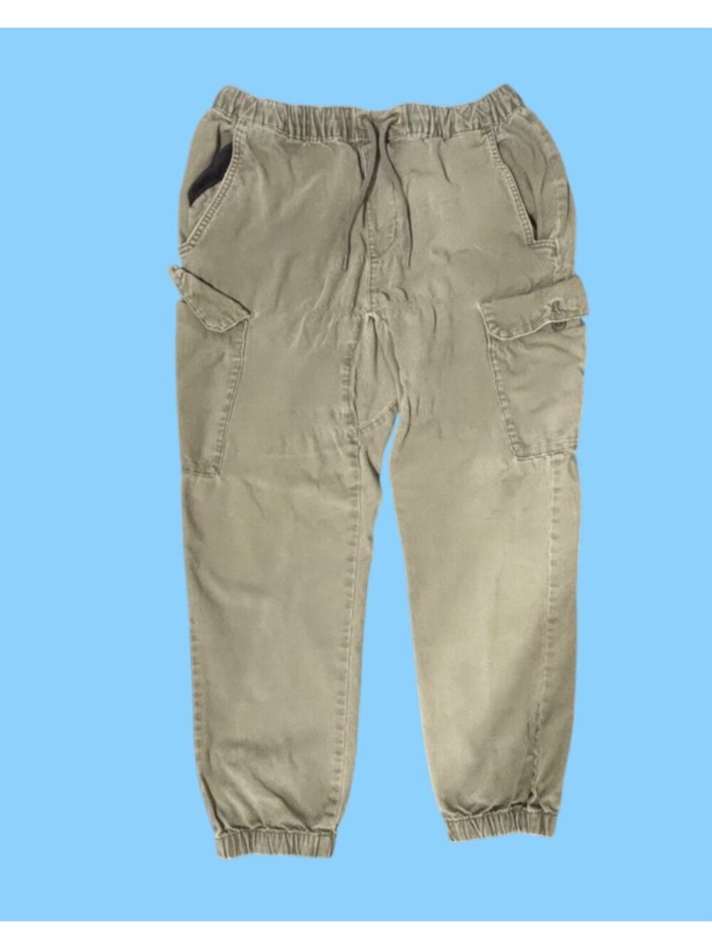 Men’s Airwalk Jogger Pants Khaki Cotton Stretch M
